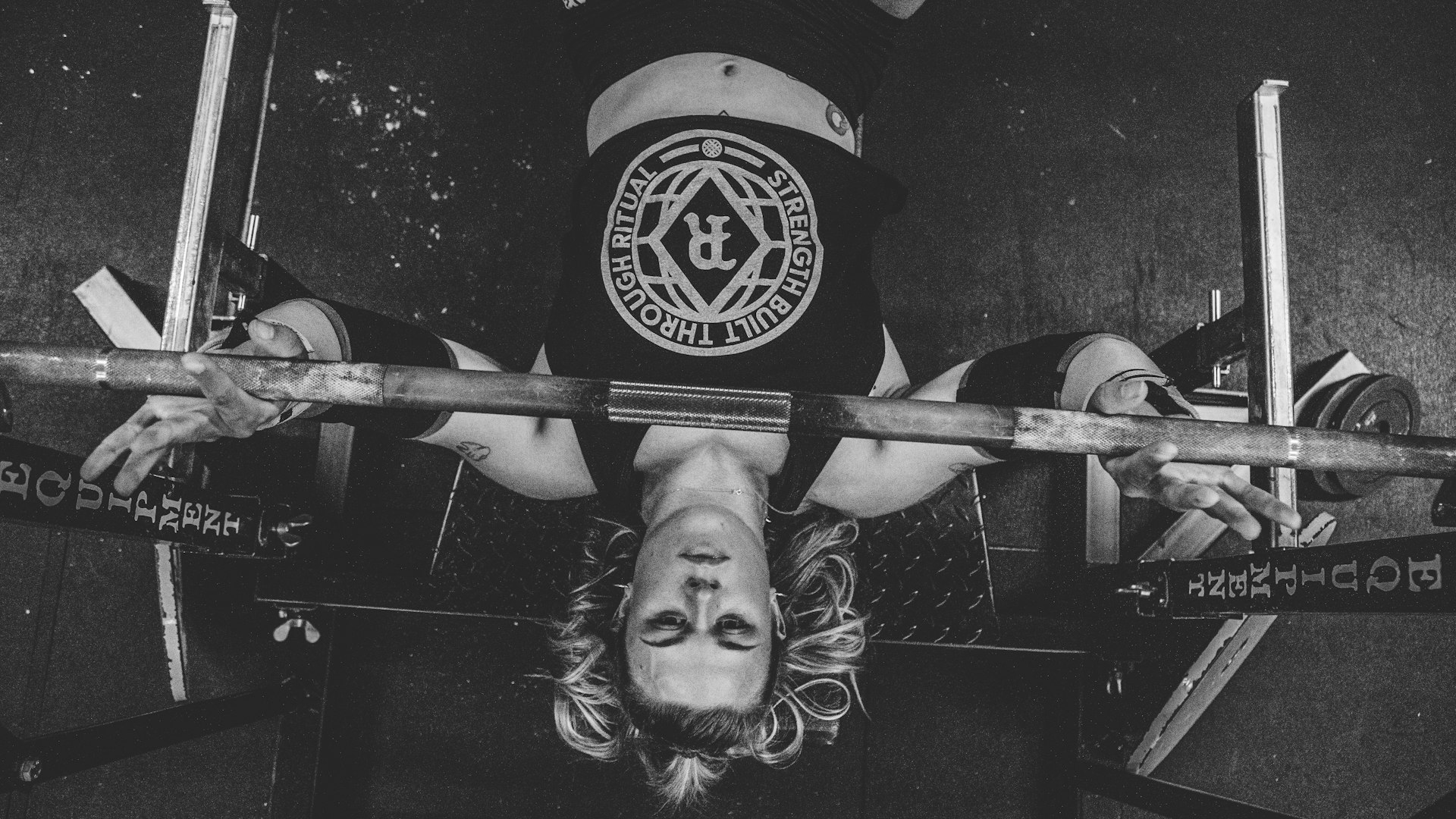 Professional gym equipment setup